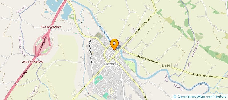 localisation de l'entreprise SCI MMD L'OUSTAL à MAZERES