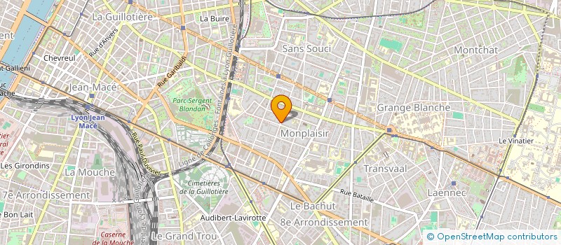 localisation de l'entreprise SCI MMDA  LYON