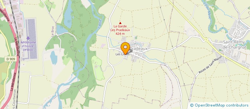 localisation de l'entreprise SCI MMDB  LES PRADEAUX