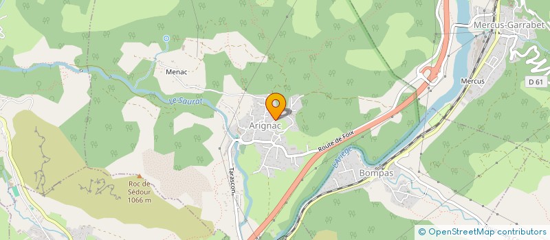 localisation de l'entreprise SCI MMDC à ARIGNAC