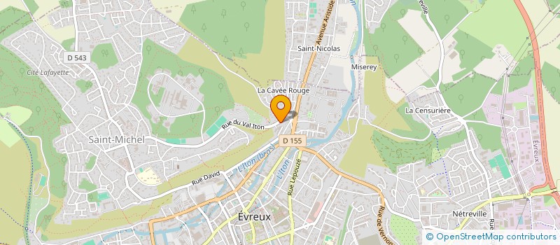 localisation de l'entreprise SCI MMDIZ  EVREUX