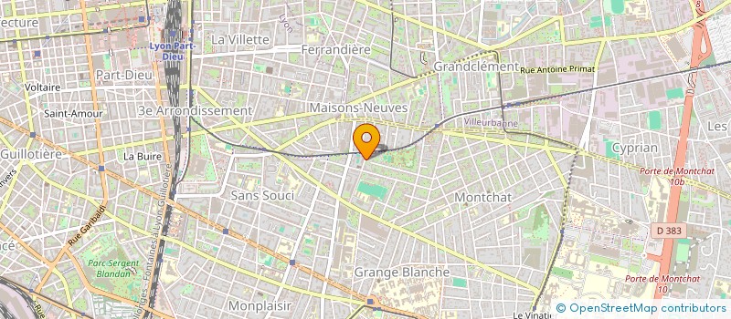 localisation de l'entreprise SCI MMDL  LYON