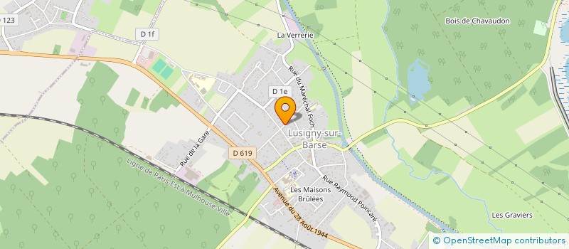 localisation de l'entreprise SCI MMDM à LUSIGNY-SUR-BARSE