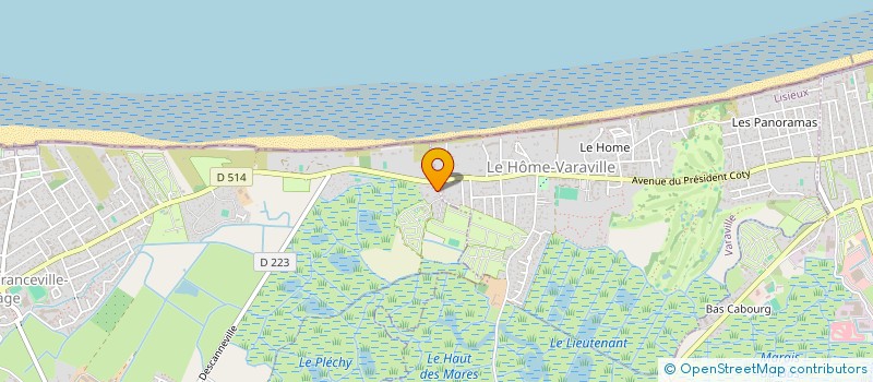 localisation de l'entreprise SCI MMDP à MERVILLE-FRANCEVILLE-PLAGE