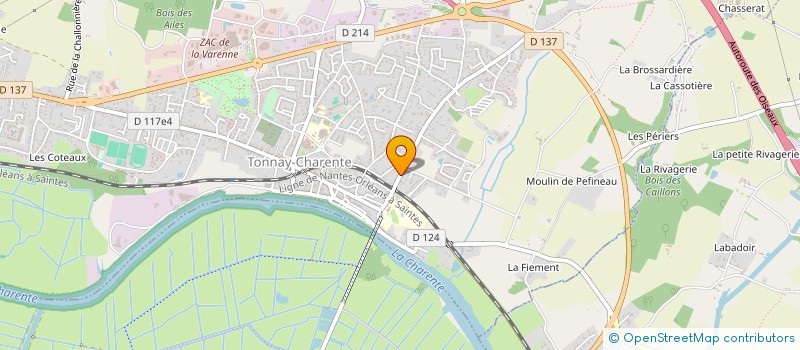 localisation de l'entreprise SCI MMDPS  TONNAY-CHARENTE