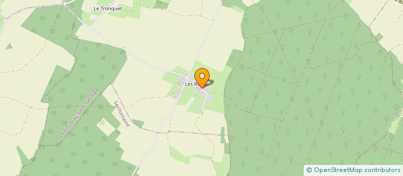 localisation de l'entreprise SCI MME LAFORET  LE COUDRAY-SAINT-GERMER