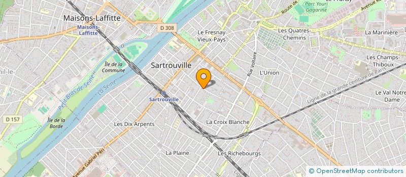 localisation de l'entreprise SCI MMEA  SARTROUVILLE