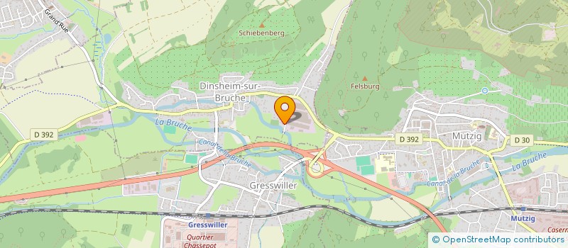 localisation de l'entreprise SCI MMEF  DINSHEIM-SUR-BRUCHE