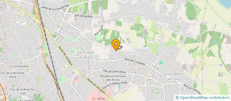localisation de l'entreprise SCI MMFC à SAINT-DENIS-EN-VAL