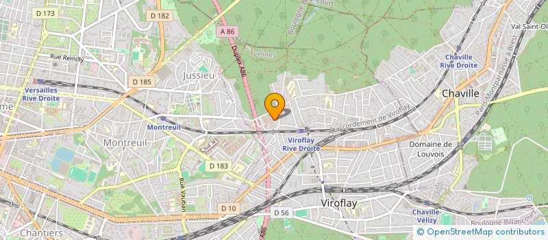 localisation de l'entreprise SCI MMG  VIROFLAY