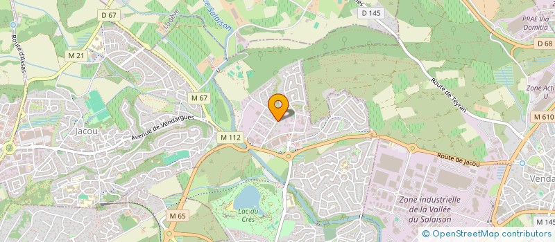 localisation de l'entreprise SCI MMG  LE CRES