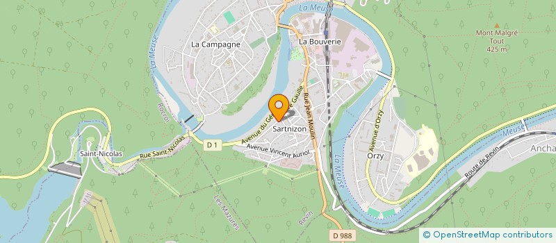 localisation de l'entreprise SCI MMGESTION à VERDUN