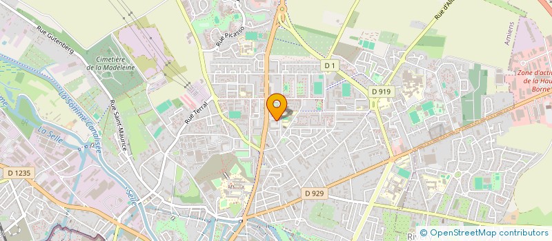 localisation de l'entreprise SCI MMH  AMIENS