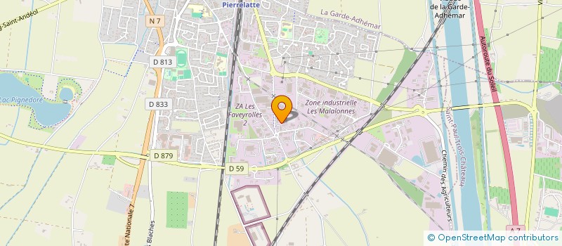localisation de l'entreprise SCI MMH  PIERRELATTE