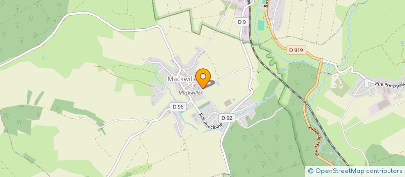 localisation de l'entreprise SCI MMI  MACKWILLER