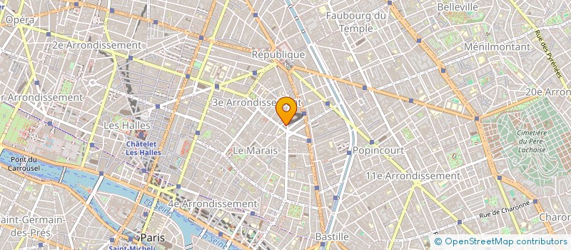 localisation de l'entreprise SCI MMI II  PARIS