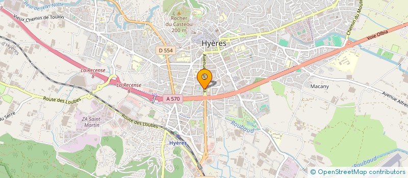 localisation de l'entreprise SCI MMJ à HYERES