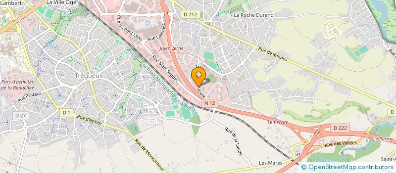 localisation de l'entreprise SCI MMJCC  TREGUEUX