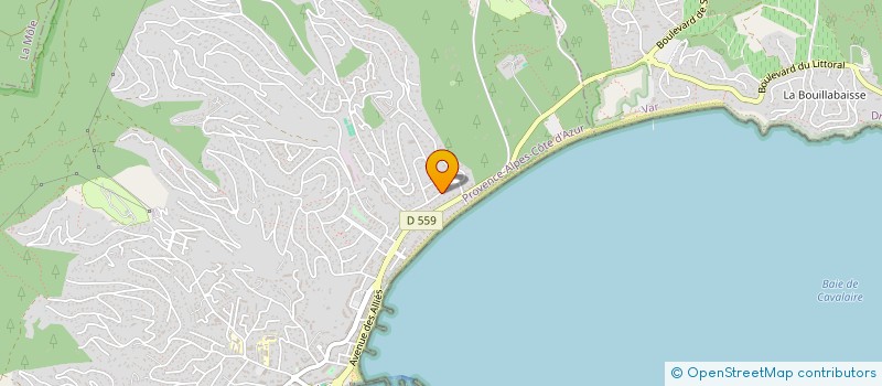 localisation de l'entreprise SCI MMJF à CAVALAIRE-SUR-MER