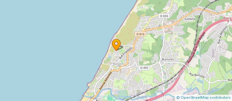 localisation de l'entreprise SCI MMJJ  GUETHARY