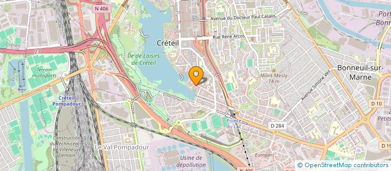 localisation de l'entreprise SCI MMJJ  CRETEIL