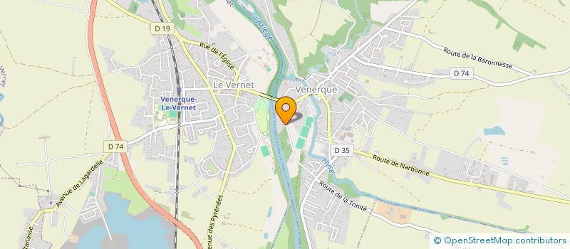 localisation de l'entreprise SCI MML  VENERQUE