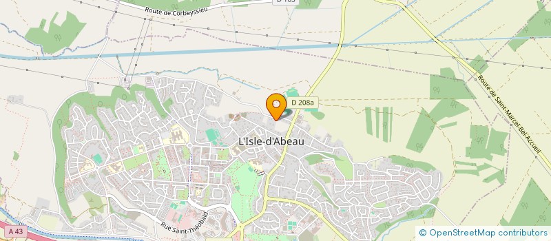 localisation de l'entreprise SCI MML AND CO  L'ISLE-D'ABEAU