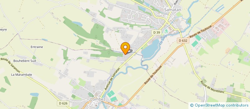 localisation de l'entreprise SCI MMLN32  LOMBEZ