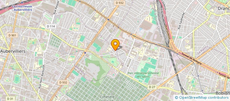localisation de l'entreprise SCI MMLR  PANTIN
