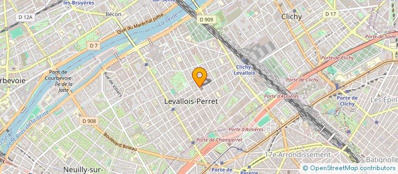 localisation de l'entreprise SCI MMM à LEVALLOIS-PERRET