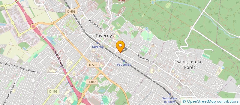 localisation de l'entreprise SCI MMMG  TAVERNY