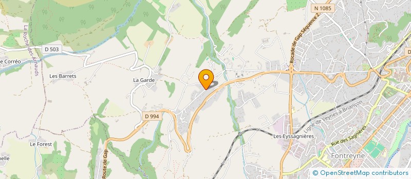 localisation de l'entreprise SCI MMP  GAP