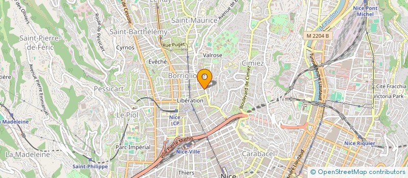 localisation de l'entreprise SCI MMP à NICE