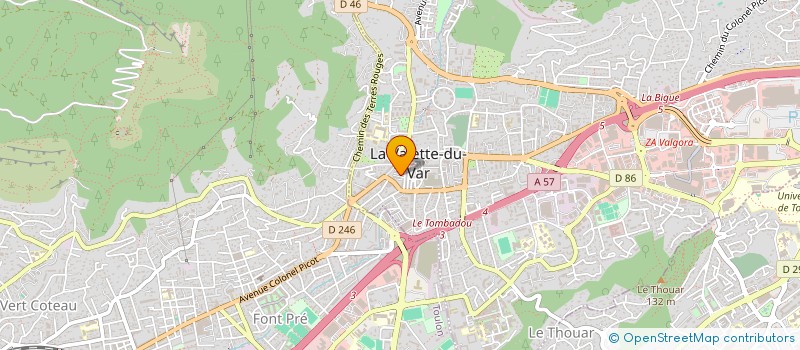 localisation de l'entreprise SCI-MMP à LA VALETTE-DU-VAR