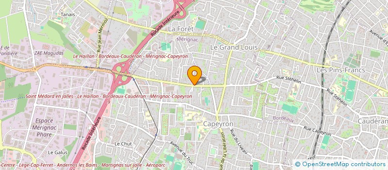 localisation de l'entreprise SCI MMP CASSANDRA  MERIGNAC