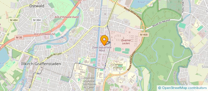 localisation de l'entreprise SCI MMPC  ILLKIRCH-GRAFFENSTADEN