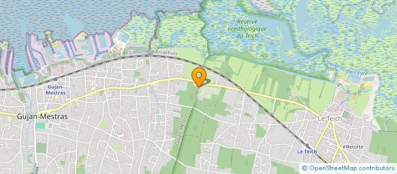 localisation de l'entreprise SCI MMPS  LE TEICH