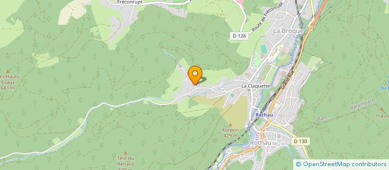 localisation de l'entreprise SCI MMS  LA BROQUE