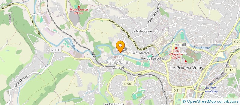 localisation de l'entreprise SCI MMS  ESPALY-SAINT-MARCEL