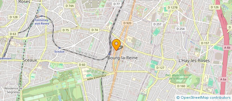 localisation de l'entreprise SCI MMS DIDOT à BOURG-LA-REINE