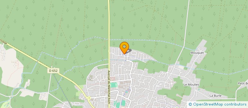 localisation de l'entreprise SCI MMS PARENTIS  PARENTIS-EN-BORN