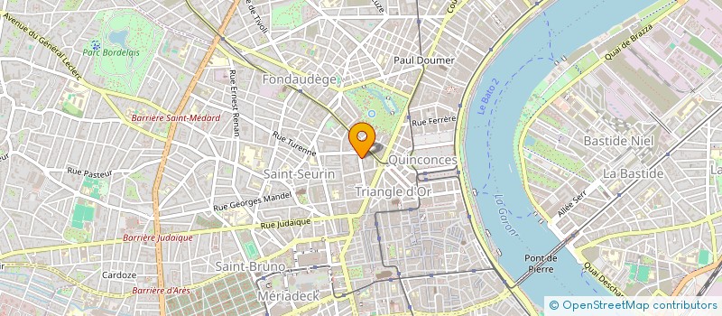 localisation de l'entreprise SCI MMSA  BORDEAUX