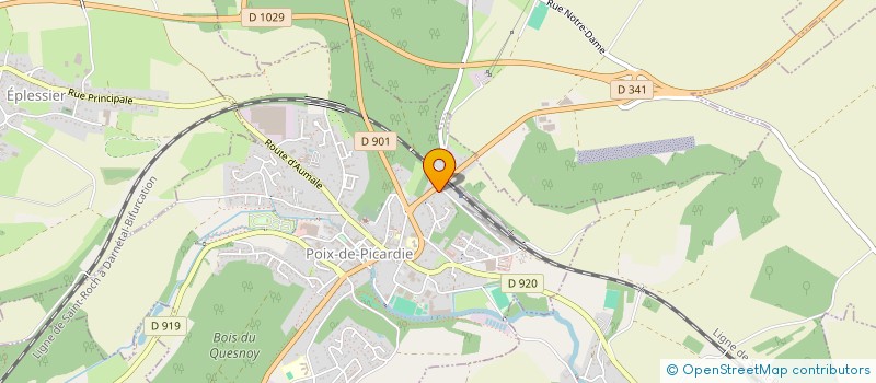 localisation de l'entreprise SCI MMSF  POIX-DE-PICARDIE