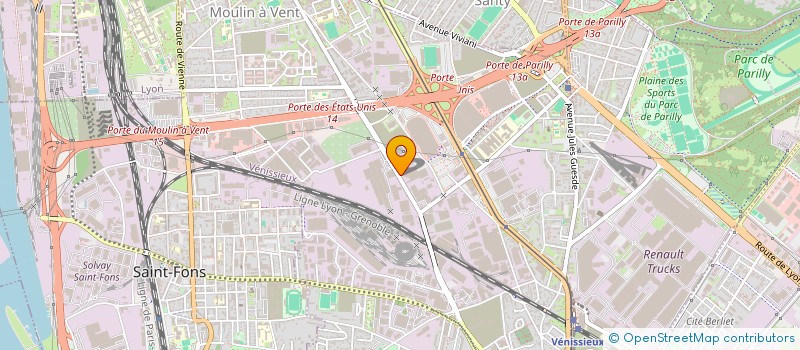 localisation de l'entreprise SCI MMT  VENISSIEUX