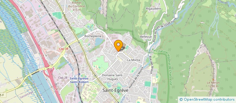 localisation de l'entreprise SCI MMTB  SAINT-EGREVE