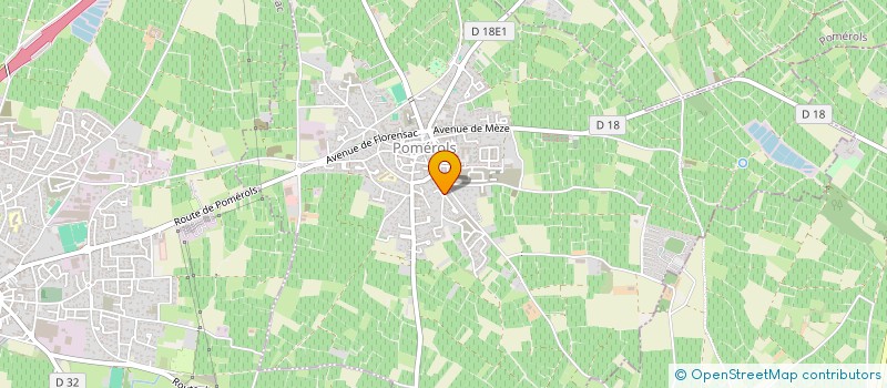 localisation de l'entreprise SCI MMTC  POMEROLS