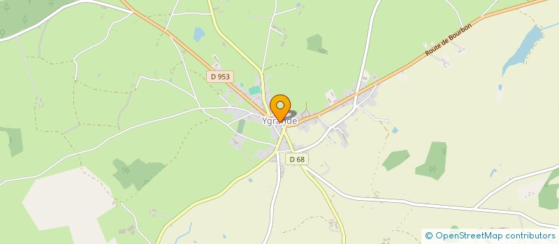 localisation de l'entreprise SCI MMV  BOURBON-L'ARCHAMBAULT