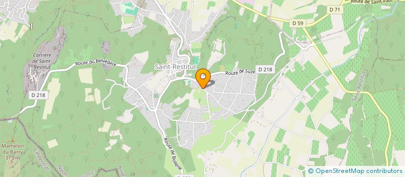 localisation de l'entreprise SCI MMV REAL ESTATE  SAINT-RESTITUT