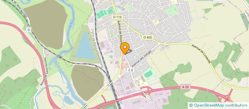 localisation de l'entreprise SCI MMW  DOMBASLE-SUR-MEURTHE