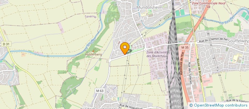 localisation de l'entreprise SCI MMZ  MUNDOLSHEIM